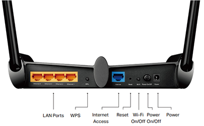 Roteador s/ fio de potncia TP-Link TL-WR841HP 300 Mbps