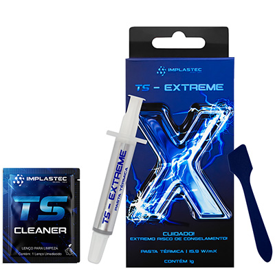Pasta T�rmica High-End de 1g Implastec TS Extreme 15,9 WM.K