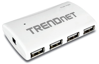 HUB USB 2.0 Trendnet TU2-700, 7 portas c/ fonte AC