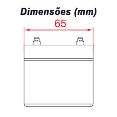 Bateria chumbo-cido Unipower UP1290, 12V 9Ah F187