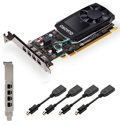 Placa de vdeo prof. PNY Quadro P620 2GB DDR5 4mDPort