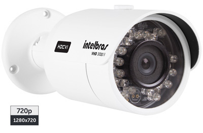 Cmera HD 720p Infra-Red Intelbras VHD3020 B 3,6mm 20m