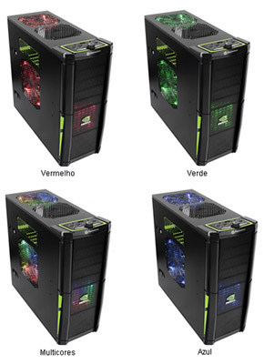 Gabinete torre Thermaltake VL200L1W2Z Element V Nvidia