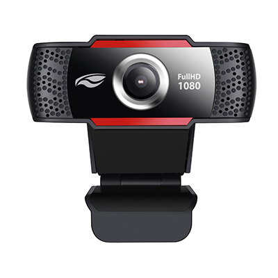 Webcam HD 1080P com microfone C3Tech WB-100BK