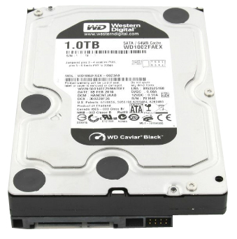 HD 1TB 3,5 pol.  WD WD1002FAEX, SATA3, 64MB 7200 RPM