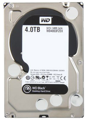 HD SATA3 3,5 pol. 4TB WD Black WD4003FZEX 64MB cache