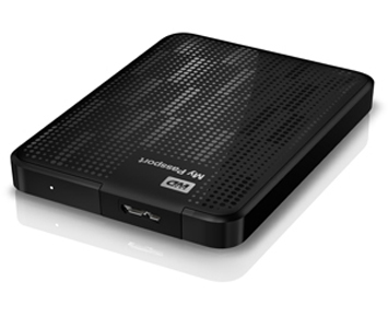 Mini HD externo 1 TB, Western Dig. My Passport, USB3