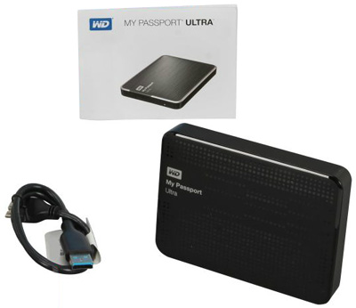 Mini HD externo 500 GB, WD My Passport Ultra, USB3 