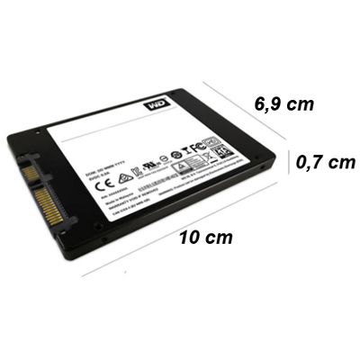 SSD 1TB WD Blue WDS100T2B0A SATA3 2,5 pol. 530/560MBps