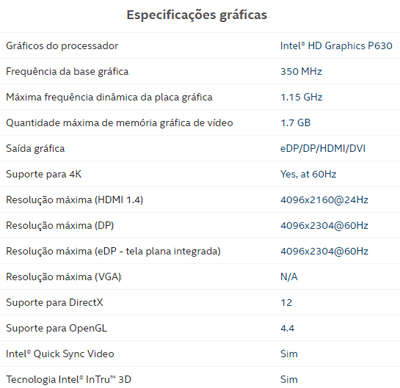 Processador Xeon E3-1225v6 3.3GHz 6MB cache LGA-1151