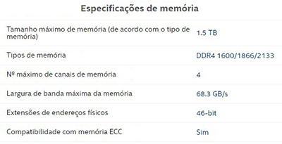 Processador Intel Xeon E5-2630V4 2,2GHz, 25MB, LGA-2011