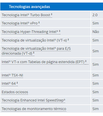 Processador Intel Xeon E3 1220 3 GHz, 8MB, LGA-1151 v5