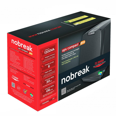 Nobreak 1200VA (600W) TS Shara 4402 XPro Biv/biv