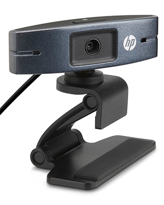 Webcam HD 720p, HP HD2300 Y3G74AA 30fps, USB