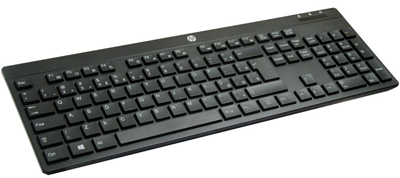 Teclado e mouse sem fio HP 200 Z3Q63AA  2.4GHz 10m