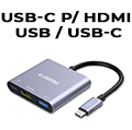 Adaptador multiportas USB-C p/  USB 3.0 - HDMI - USB-C Comtac 20119405