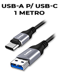 Cabo USB-A para USB-C macho x macho 5Gbps 15W Comtac 9480 com 1 m2