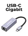 Conversor USB-C Comtac 9406 para rede Ethernet RJ45 Gigabit