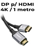 Cabo conversor DisplayPort para HDMI 4K Comtac 22129475 com 1 metro#7