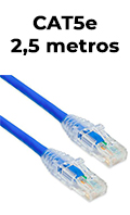 Patch cord U/UTP Furukawa CAT.5e Multilan, azul, 2,5m2