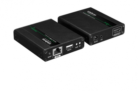 Extensor v�deo e dados fullhd p/ cat6(60m) cat5e(50m) vex3060kvm g2 - 2