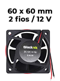 Cooler Tblack 9.68.90 60x60x25mm 12V 0,11A dois fios9