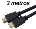 Cabo HDMI 2.0 macho x macho Tblack 3m conec. dourado