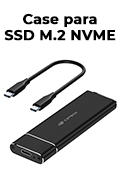 Case externo para SSD M.2 NVME C3Tech CH-M200BK 10GBps USB-C 3.1 gen2
