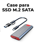 Case externo para SSD M.2 SATA C3Tech CH-M500SI 10GBps USB-C 3.1