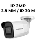 Cmera Bullet IP 2MP Hikvision DS-2CD2021G1-I 2.8mm IR 30m 1920x1080