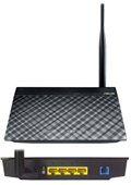 Modem ADSL e roteador WiFi Asus DSL-N10 150Mbps 5dBi