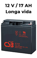 Bateria CSB GP12170 12VDC 17Ah 80W longa vida 5 anos