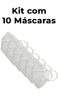 10 mscaras mdica proteo Resp. Multilaser N95 PFF2