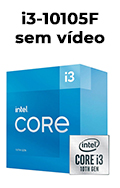 Processador Intel i3-10105F 3.7GHz 6MB LGA1200 10g sv