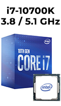 Processador Intel i7-10700K 3,8/5,1GHz 16MB 10G c/vide