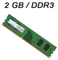 Memria Desktop 2GB DDR3 1600MHz Kingston KVR16N11S6/2