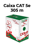 Cabo rede Ethernet Cat5-e Condutti Landutti 4Px24AWG CMX 305m ANATEL