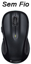 Mouse s/ fio Logitech M510 USB at 1000 dpi 5 botes