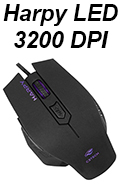 Mouse ptico Gamer C3Tech Harpy LED 3200dpi fio nylon