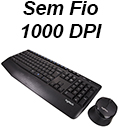 Teclado e mouse sem fio Logitech MK345 10m 1000dpi