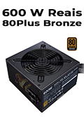 Fonte ATX 600W reais Cooler Master MWE600 80plus bronze