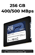 SSD 256GB Patriot P210 7mm SATA III 400/500 MBps