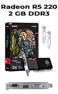 Placa v�deo PCyes Radeon Edge R5220 2GB DDR3 VGA DVI HDMI