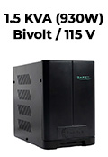 Nobreak 1500VA (930W) Coletek Safe Pro 2bat. 7 tom. biv/115V