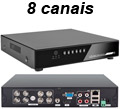 DVR NVR HVR trbrido Multilaser SE208 8 canais 960p