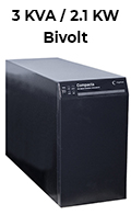 Nobreak senoidal 3KVA 2100W Engetron Compacta Biv/Biv