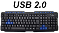 Teclado multimdia Game OEX TC-200 Action ABNT-2 USB