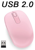 Mouse Microsoft Wireless Mobile 1850 1000 dpi rosa