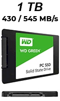 SSD 1TB WD Green WDS100T2G0A 6Gbps 430MB/s, 545MB/s