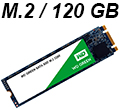 SSD M.2 120GB WD WDS120G2G0B Flash 3D SATA III 